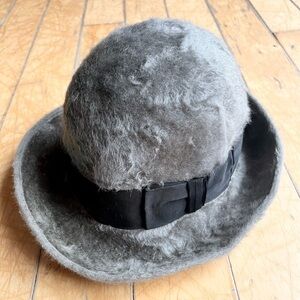 Vintage Biltmore Rondelay Fur Fedora Hat Size 6 3/4